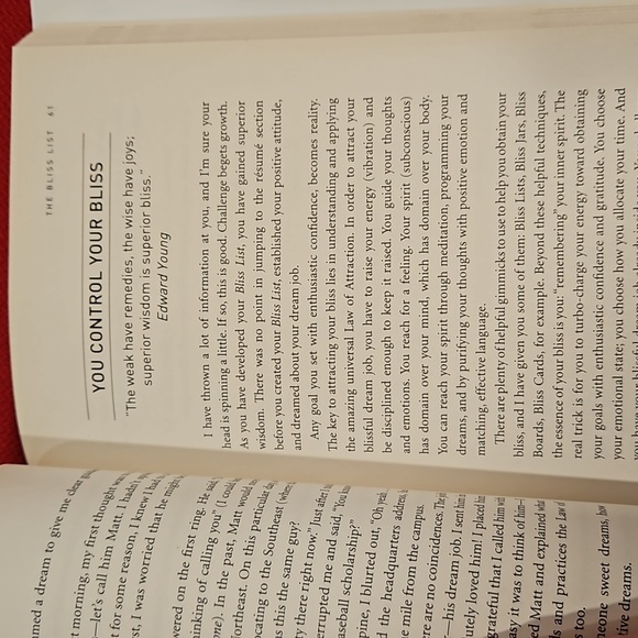 The Bliss List by J.P. Hansen Finding your passion marketing self help gift New - Picture 8 of 14